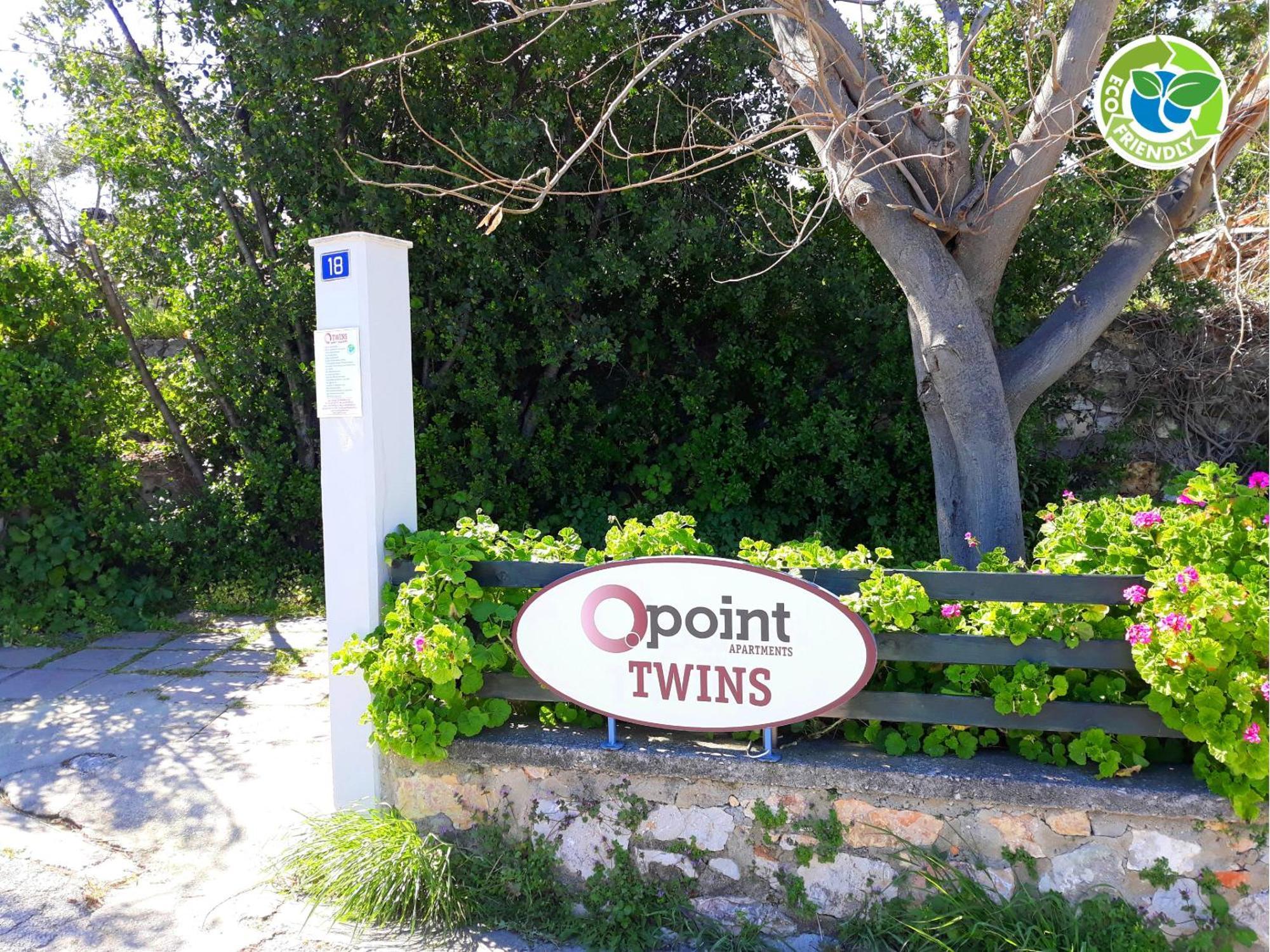 Point Twins Apartments Vrontádos Extérieur photo